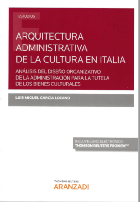 Imagen de portada del libro Arquitectura administrativa de la Cultura en Italia