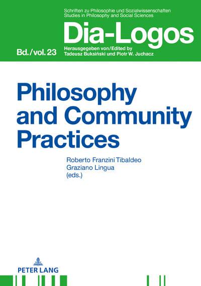 Imagen de portada del libro Philosophy and community practices