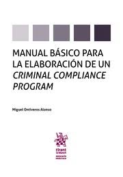 Imagen de portada del libro Manual básico para la elaboración de un "criminal compliance program"