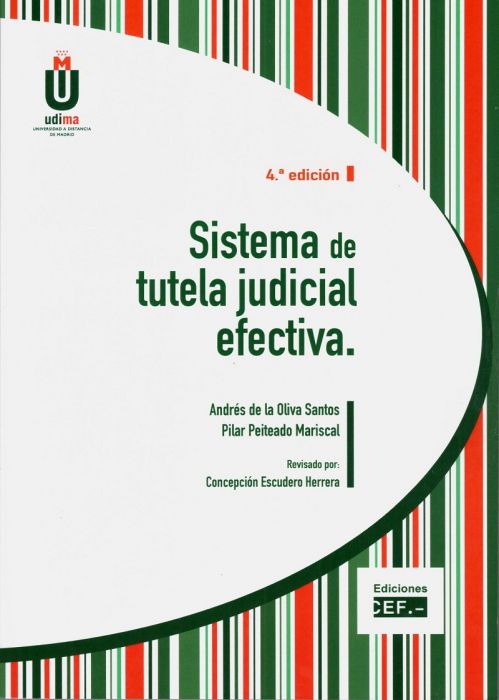 Imagen de portada del libro Sistema de tutela judicial efectiva