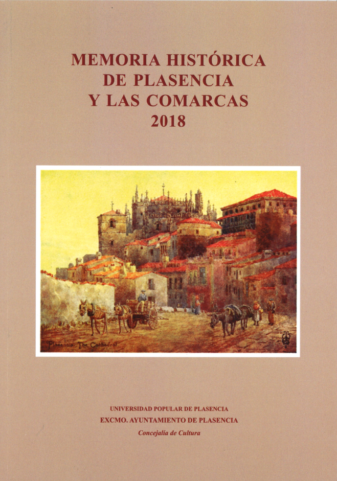 Imagen de portada del libro Memoria histórica de Plasencia y las Comarcas 2018