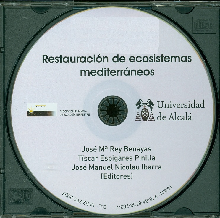 Imagen de portada del libro Restauración de ecosistemas mediterráneos [Recurso electrónico]