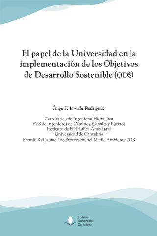 Imagen de portada del libro El papel de la Universidad en la implementación de los objetivos de desarrollo sostenible (ODS)