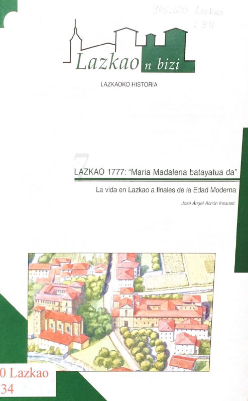 Imagen de portada del libro Lazkao 1777