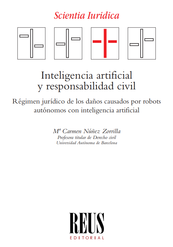 Imagen de portada del libro Inteligencia artificial y responsabilidad civil