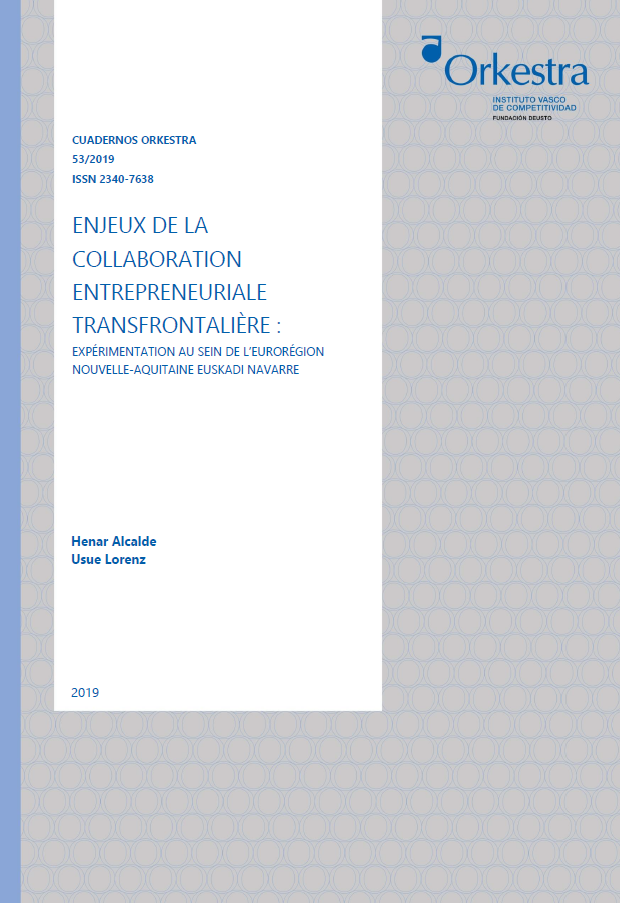 Imagen de portada del libro Enjeux de la collaboration entrepreneuriale transfrontalière