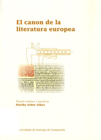 Imagen de portada del libro El canon de la literatura europea