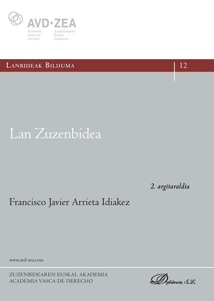 Imagen de portada del libro Lan zuzenbidea