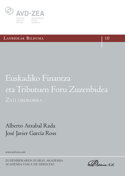 Imagen de portada del libro Euskadiko finantza eta tributuen foru zuzenbidea. Zati orokorra