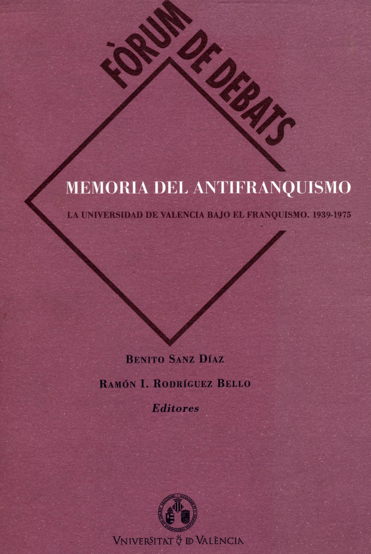 Imagen de portada del libro Memoria del antifranquismo