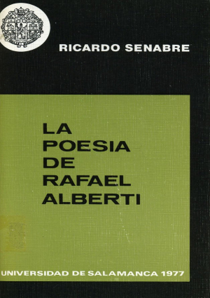 Imagen de portada del libro La poesía de Rafael Alberti