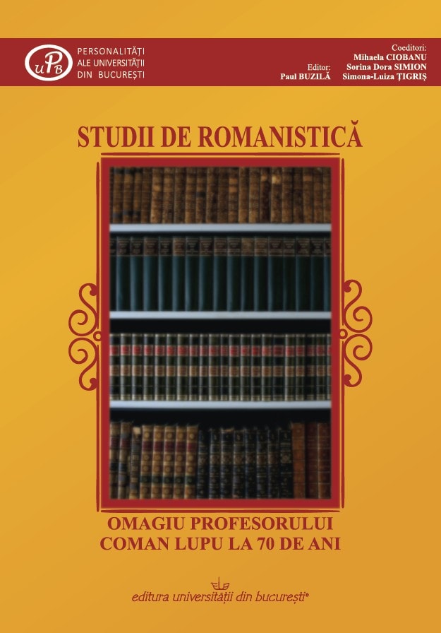 Imagen de portada del libro Studii de romanistică