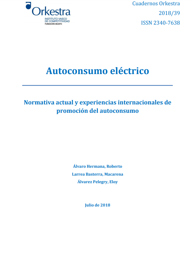 Imagen de portada del libro Autoconsumo eléctrico
