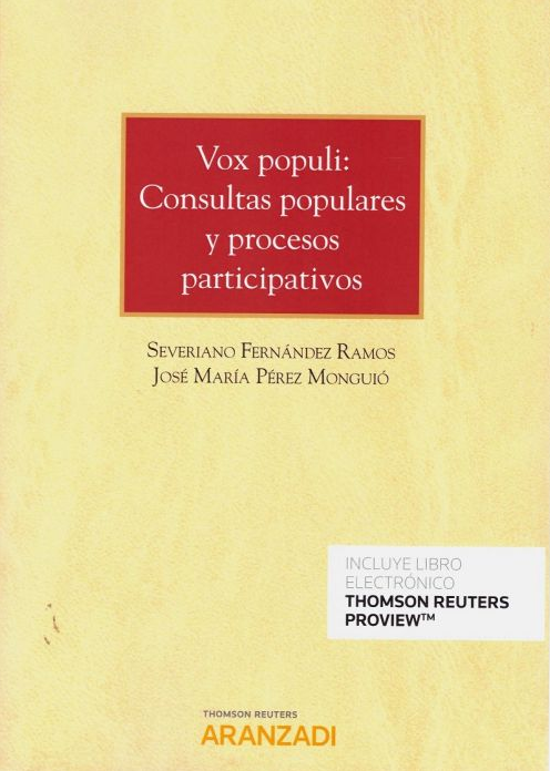 Imagen de portada del libro Vox populi: consultas populares y procesos participativos