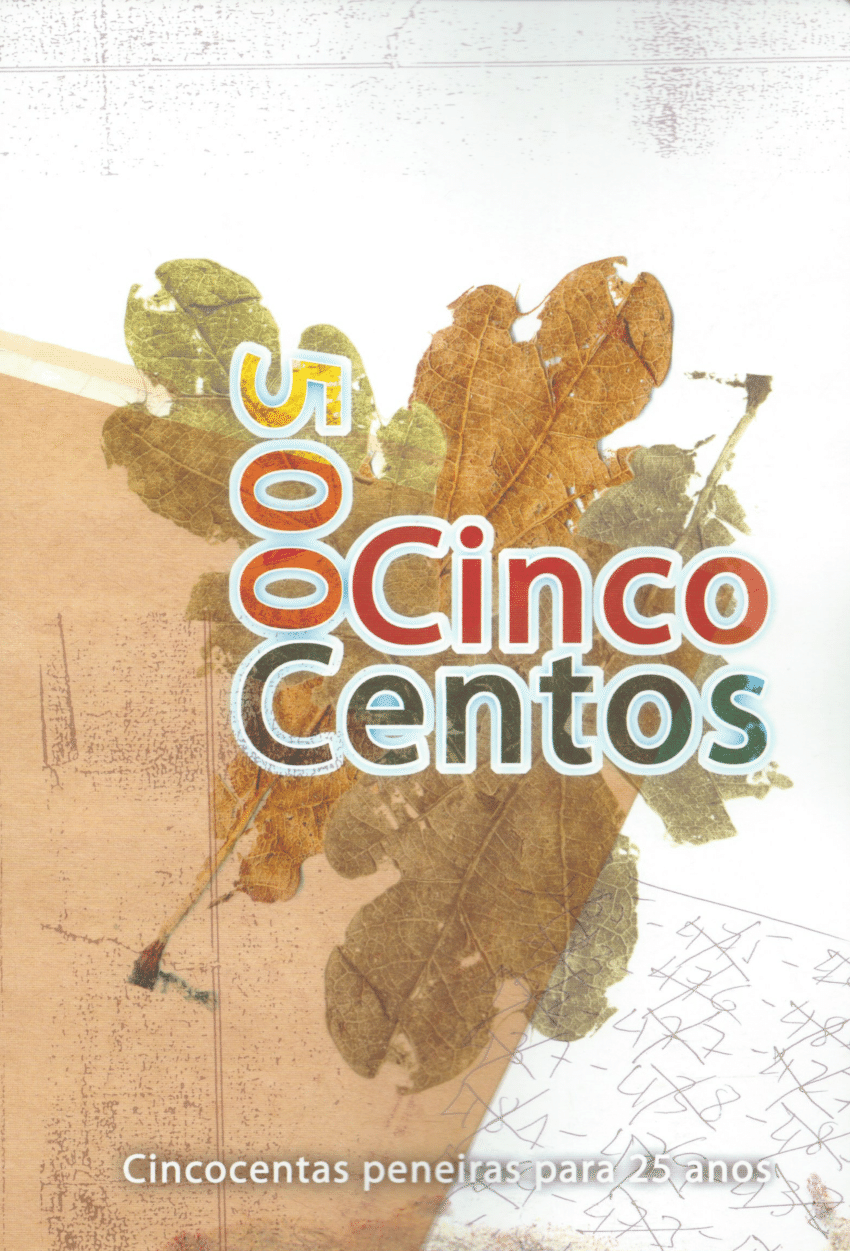 Imagen de portada del libro Cincocentas peneiras para 25 anos