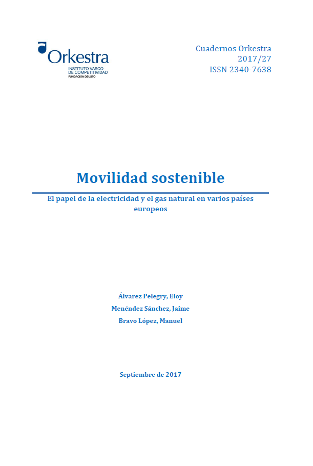 Imagen de portada del libro Movilidad sostenible