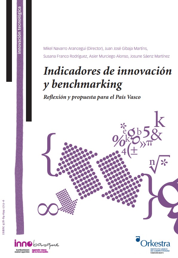 Imagen de portada del libro Indicadores de innovación y benchmarking