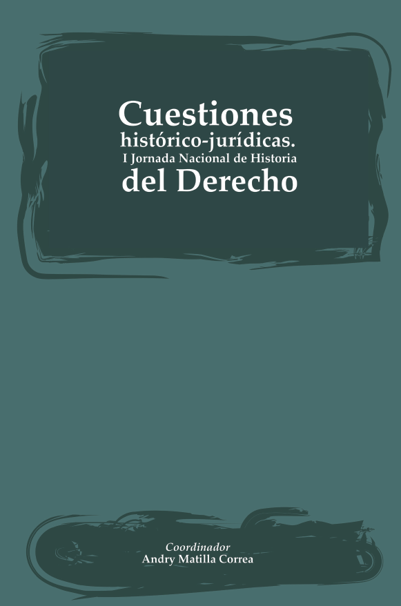 Imagen de portada del libro Cuestiones histórico-jurídicas