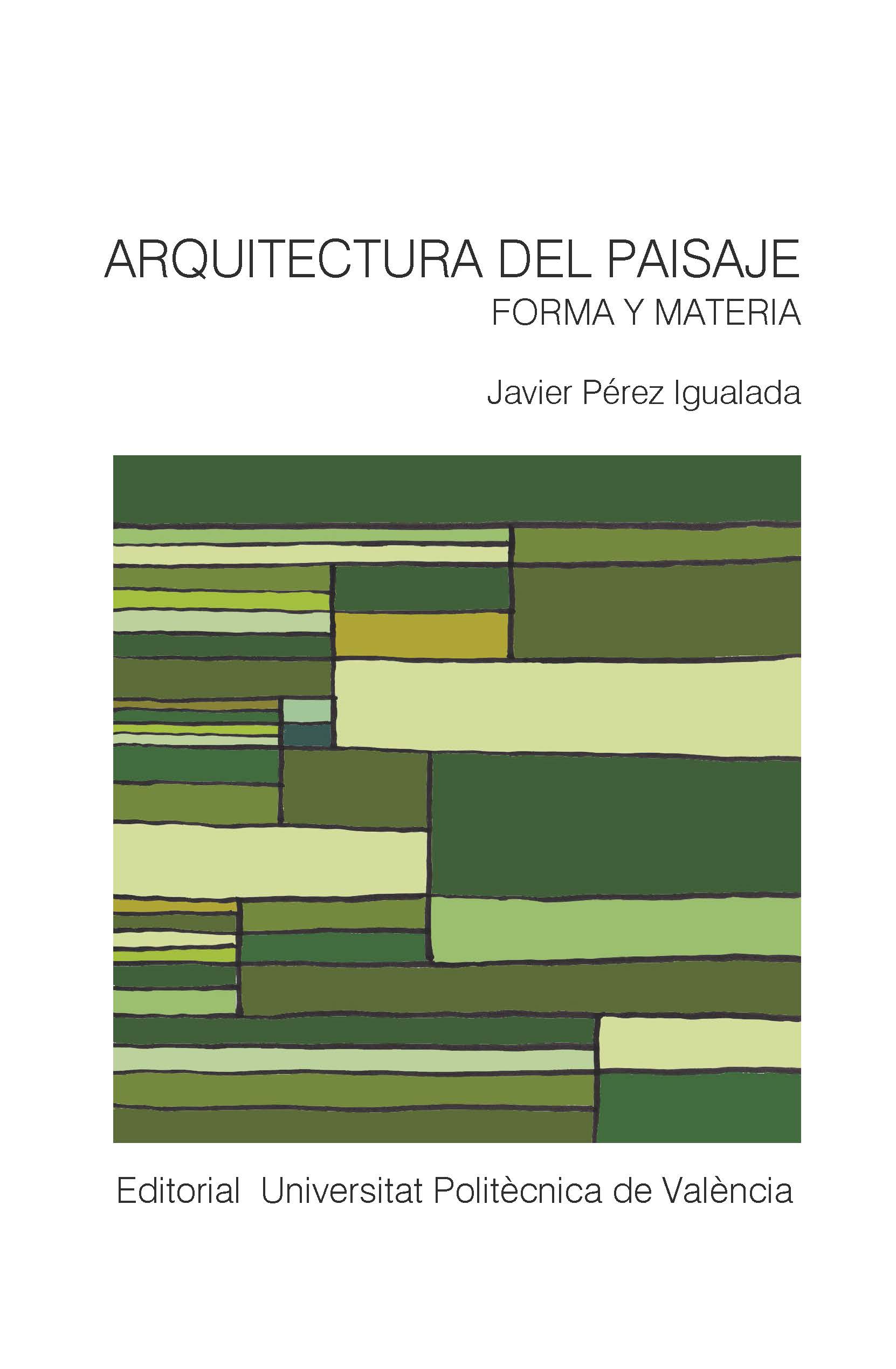 Imagen de portada del libro Arquitectura del paisaje