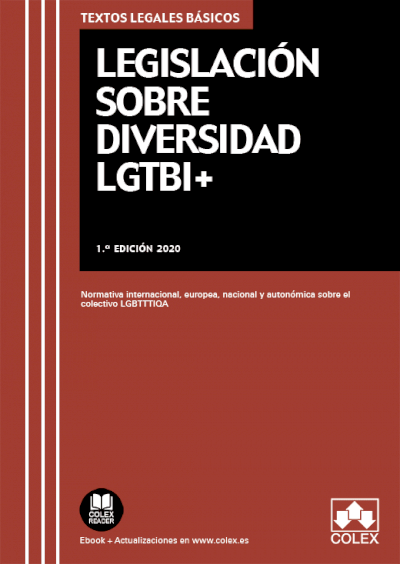 Imagen de portada del libro Legislación sobre diversidad LGTBI+