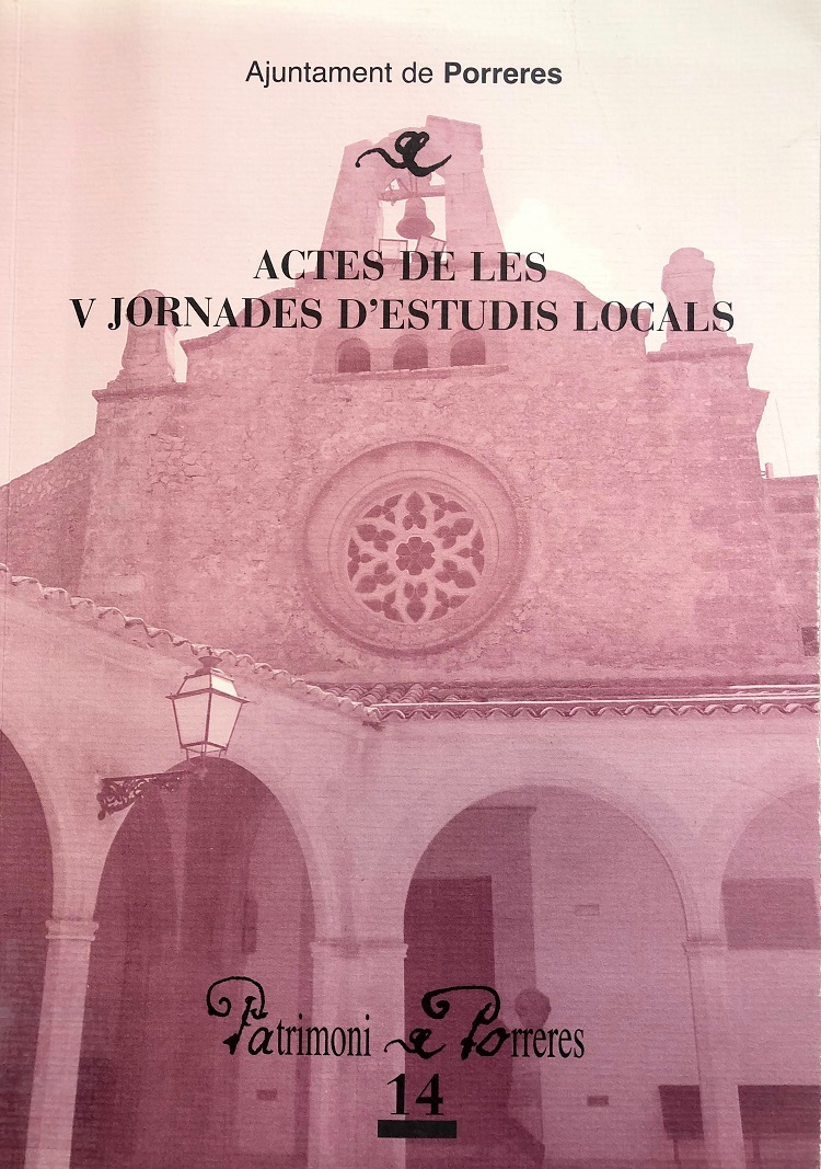 Imagen de portada del libro Actes de les V Jornades d'Estudis Locals