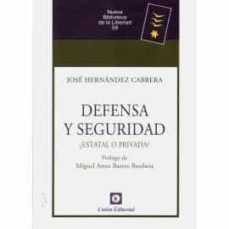 Imagen de portada del libro Defensa y seguridad