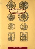 Imagen de portada del libro Actas de las Jornadas Archivos e Investigación : Murcia, 13, 14 y 15 de noviembre 1991