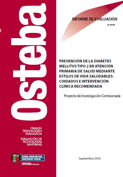 Imagen de portada del libro Prevención de la diabetes mellitus tipo 2 en atención primaria de salud mediante estilos de vida saludables