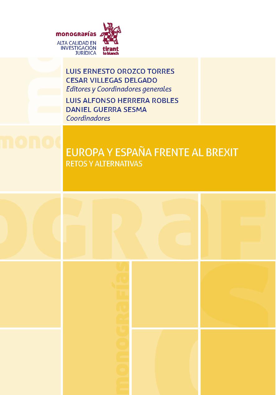 Imagen de portada del libro Europa y España frente al Brexit