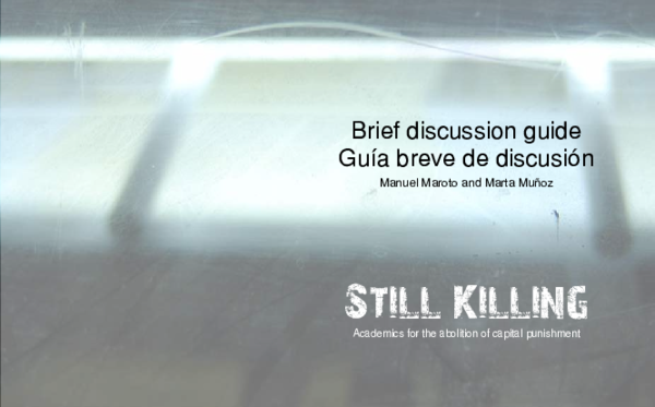 Imagen de portada del libro Still killing : Academics for the abolition of capital punishment [film]