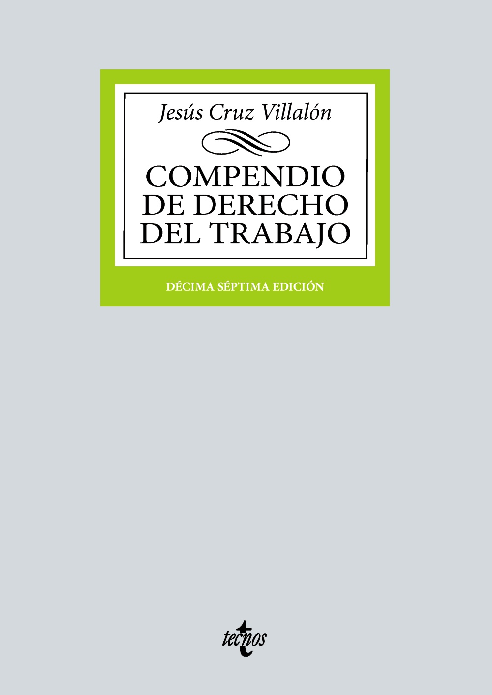 Imagen de portada del libro Compendio de derecho del trabajo