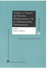 Imagen de portada del libro Fuentes y control del derecho parlamentario y de la administración parlamentaria