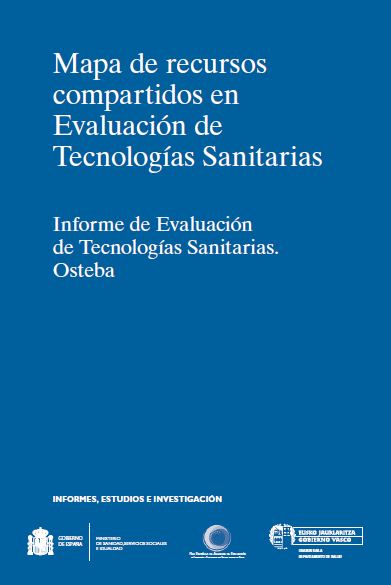 Imagen de portada del libro Mapa de recursos compartidos en evaluación de tecnologías sanitarias