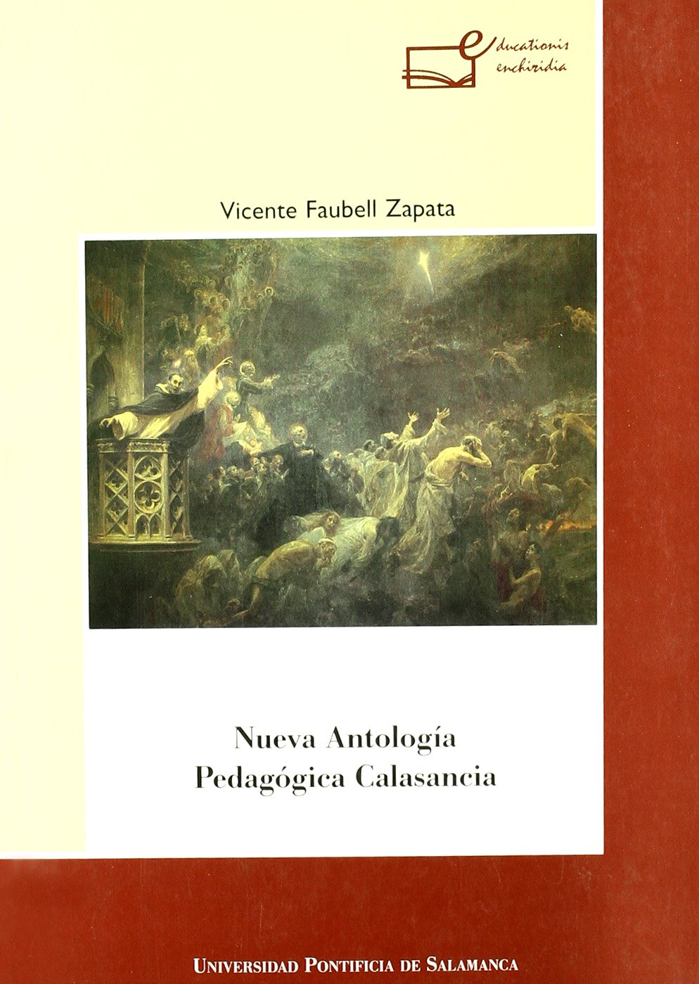 Imagen de portada del libro Antología pedagógica calasancia