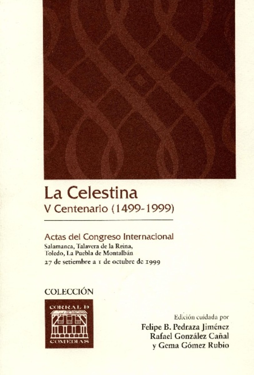 Imagen de portada del libro La Celestina, V centenario (1499-1999)