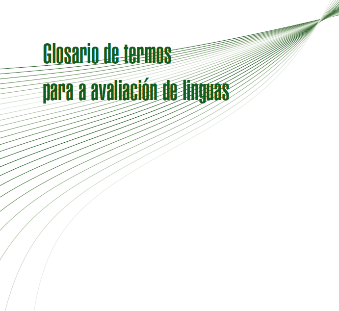 Imagen de portada del libro Glosario de termos para a avaliación de linguas