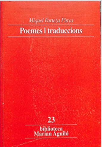 Imagen de portada del libro Poemes i traduccions