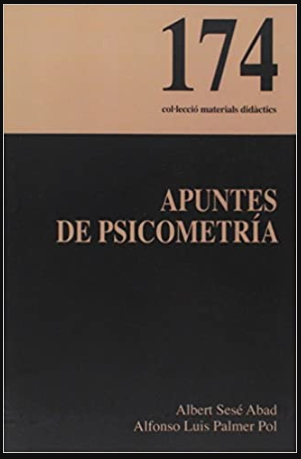 Imagen de portada del libro Apuntes de psicometría