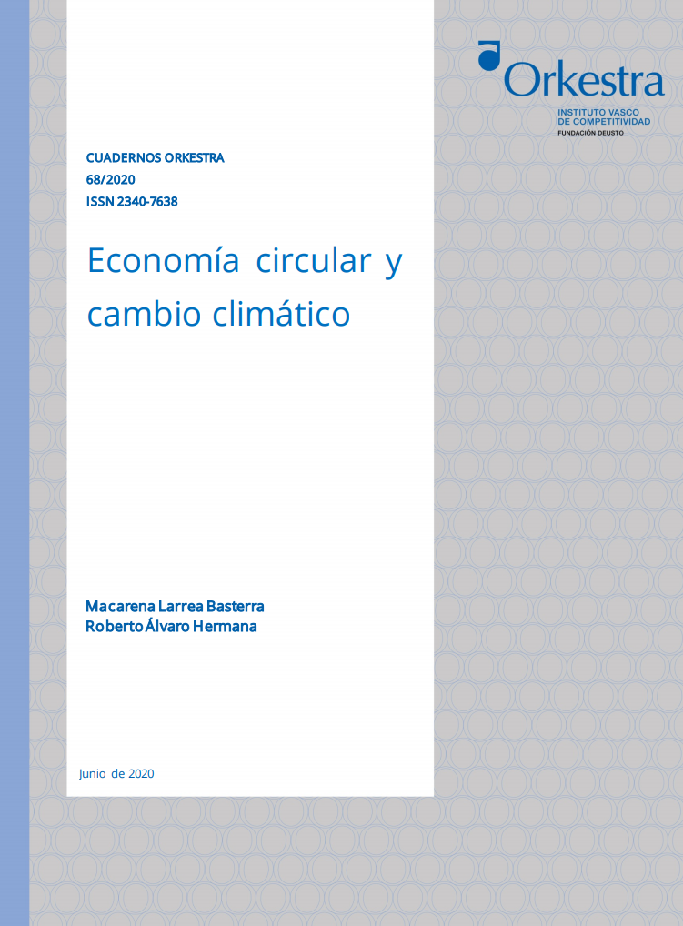 Imagen de portada del libro Economía circular y cambio climático