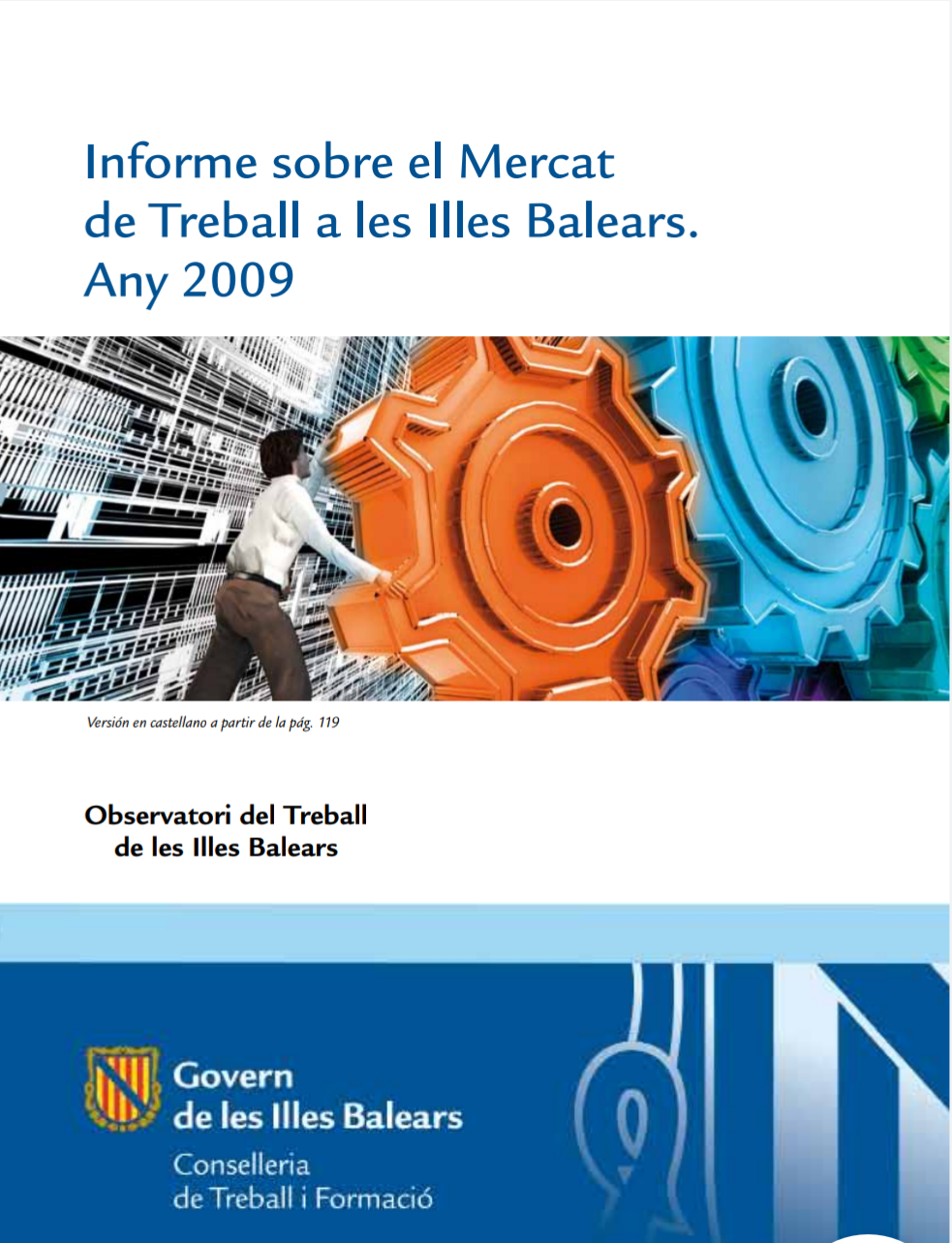 Imagen de portada del libro Informe sobre el mercat de treball a les Illes Balears