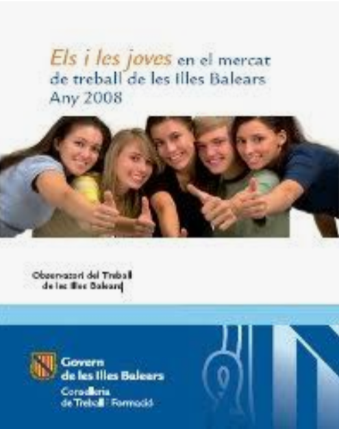 Imagen de portada del libro Els i les joves en el mercat de treball de les Illes Balears