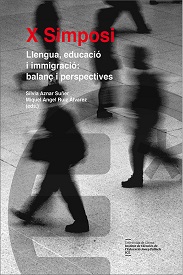 Imagen de portada del libro X Simposi Llengua, educació i immigració