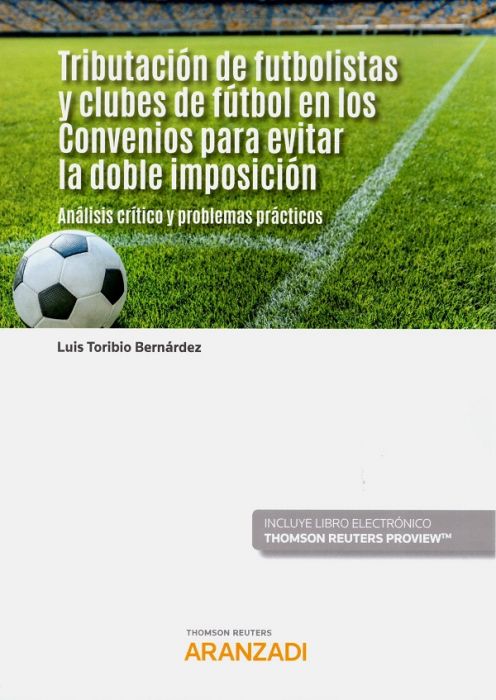 Imagen de portada del libro Tributación de futbolistas y clubes de fútbol en los convenios para evitar la doble imposición