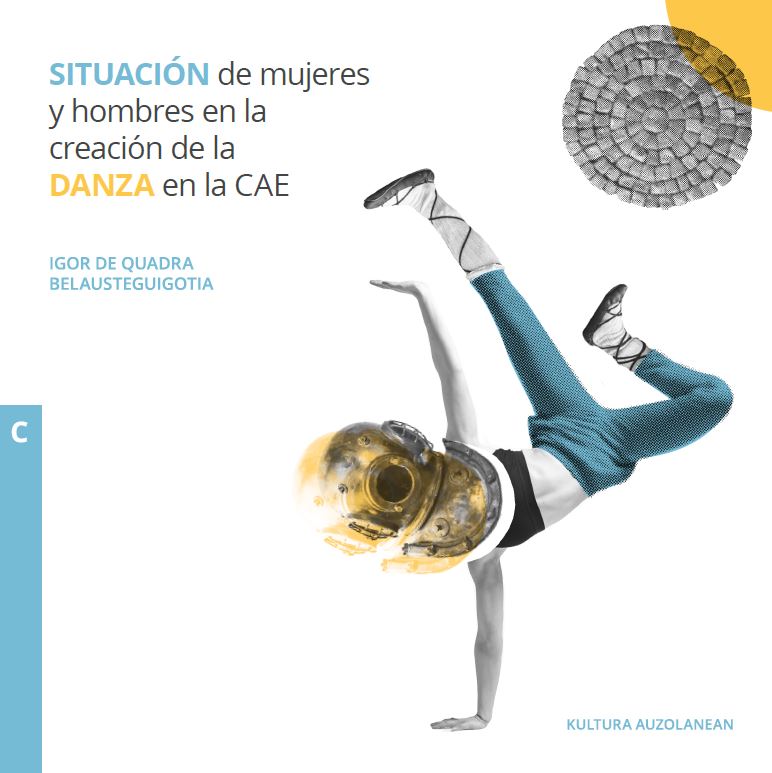 Imagen de portada del libro Situación de mujeres y hombres en la creación de la danza en la CAE