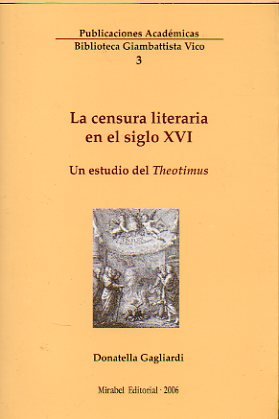 Imagen de portada del libro La censura literaria en el siglo XVI