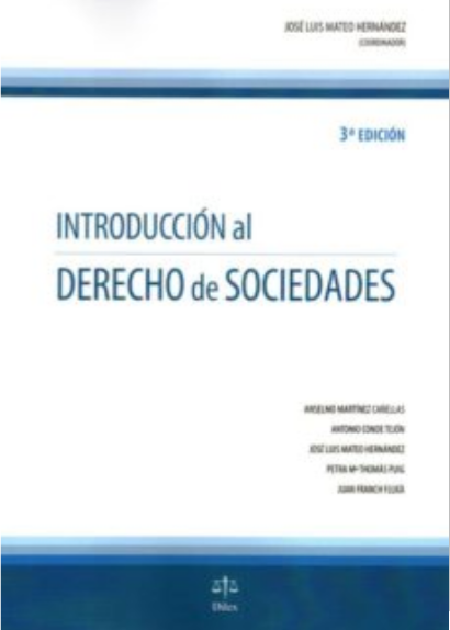 Imagen de portada del libro Introducción al derecho de sociedades