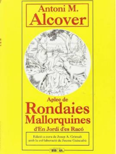 Imagen de portada del libro Aplec de rondaies mallorquines d'en Jordi d'es Racó