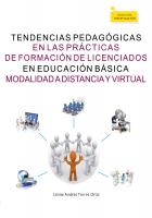 Imagen de portada del libro Tendencias pedagógicas en las prácticas de formación de licenciados en Educación Básica modalidad a distancia y virtual