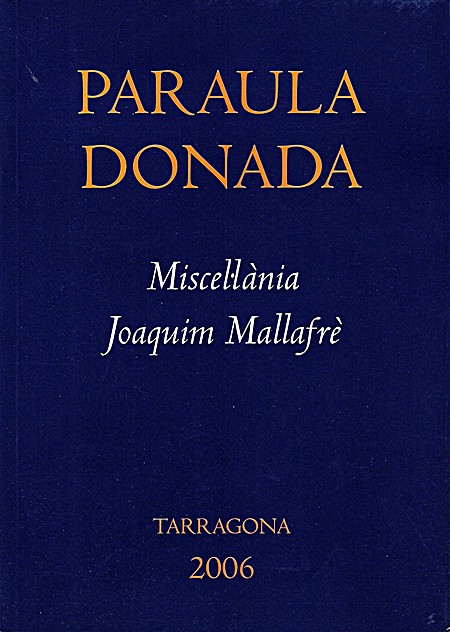 Imagen de portada del libro Paraula donada