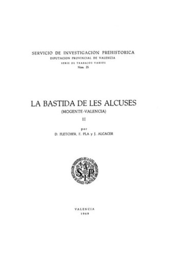 Imagen de portada del libro La Bastida de les Alcuses (Mogente, Valencia)